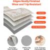 imageVEVOR 6 x 9 ft Area Rug Large Washable Boho Rug NonSlip and TearResistant Soft Carpet Pet ampamp Child Friendly Bohemian Area Rugs Indoor Mat for Bedroom Living Room Kids Room Entryway GrayBrown Red