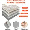 imageVEVOR 6 x 9 ft Area Rug Large Washable Boho Rug NonSlip and TearResistant Soft Carpet Pet ampamp Child Friendly Bohemian Area Rugs Indoor Mat for Bedroom Living Room Kids Room Entryway GrayBrown Red