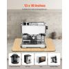imageVEVOR Appliance Slider Medium 14 x 95inch Rolling Sliding Tray with Rubber Wheels ampamp Hollow Handle Easy to Clean Appliance Rolling Tray for Coffee Maker Kitchen Countertop Natural WoodWide  Large 13D x 16W