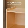 imageVEVOR Cubby Toy Organizer Storage Cabinet 5Compartment Cubby Storage Shelf 48W Kids Toy Storage Cabinet 2Shelf Classroom Cubbies Classroom Furniture for Home Daycare and Preschool Natural5Section Cubby