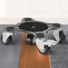 imageVEVOR Furniture Dolly Maximum Load 1200 lbs Heavy Duty Furniture Movers with 5 360 Rotation Wheels Carbon Steel Panel Furniture Lift Slider Tool Set for Appliances Sofa Fridge Washing Machine63x63