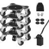 imageVEVOR Furniture Dolly Maximum Load 1200 lbs Heavy Duty Furniture Movers with 5 360 Rotation Wheels Carbon Steel Panel Furniture Lift Slider Tool Set for Appliances Sofa Fridge Washing Machine63x63