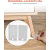 imageVEVOR Furniture Leveling Shims 30 PCS 197 x 116 x 022 inch NonSkid Clear Plastic Pads EasytoCut Furniture Leveler Ideal Shim Leveler for Couch Refrigerator Table Legs to Avoid Wobbling