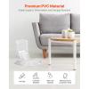 imageVEVOR Furniture Leveling Shims 30 PCS 197 x 116 x 022 inch NonSkid Clear Plastic Pads EasytoCut Furniture Leveler Ideal Shim Leveler for Couch Refrigerator Table Legs to Avoid Wobbling
