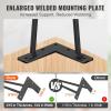 imageVEVOR Hairpin Table Legs 28quot Set of 4 Desk Legs 900lbs Load Capacity Hairpin Desk Legs 3 Rods for Desk Chairs Bench Dining End Table Solid Carbon Steel Heavy Duty Furniture Legs BlackHairpin2 rods