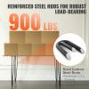 imageVEVOR Hairpin Table Legs 28quot Set of 4 Desk Legs 900lbs Load Capacity Hairpin Desk Legs 3 Rods for Desk Chairs Bench Dining End Table Solid Carbon Steel Heavy Duty Furniture Legs BlackHairpin3 rods