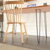 imageVEVOR Hairpin Table Legs 28quot Set of 4 Desk Legs 900lbs Load Capacity Hairpin Desk Legs 3 Rods for Desk Chairs Bench Dining End Table Solid Carbon Steel Heavy Duty Furniture Legs BlackHairpin2 rods