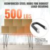 imageVEVOR Hairpin Table Legs 28quot Set of 4 Desk Legs 900lbs Load Capacity Hairpin Desk Legs 3 Rods for Desk Chairs Bench Dining End Table Solid Carbon Steel Heavy Duty Furniture Legs BlackHairpin2 rods