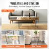imageVEVOR Hairpin Table Legs 28quot Set of 4 Desk Legs 900lbs Load Capacity Hairpin Desk Legs 3 Rods for Desk Chairs Bench Dining End Table Solid Carbon Steel Heavy Duty Furniture Legs BlackHairpin2 rods