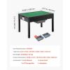 imageVEVOR Kids Wooden Activity Table Building Blocks DoubleSided Tabletop MultiPurpose Activity Play Table with 2 Storage Bins for Kids 3 Years Large Storage Space Present for Boys ampamp Girls Black