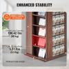 imageVEVOR Media Storage Cabinet 34 Compartments Rotating Media Tower Protects ampamp Organizes Music Movie Video Games or Memorabilia Collections Espresso