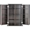 imageVEVOR Media Storage Cabinet DVD Cabinet with Doors and Shelves CD Storage Adjustable DVD Shelf Protects ampamp Organizes Music Movie Video Games or CollectionsEspresso