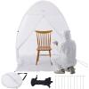 imageVEVOR Paint Booth Tent 60 x 60 x 70 in PopUp Portable Spray Paint Tent with Builtin Floor Exhaust Window and Storage Bag Foldable Paint Booth for Furniture DIY Hobby Tool Painting Station60 x 60 x 70 in