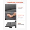 imageVEVOR Power Lift Recliner Chair Dual Motor Lift Chair with Heat and Massage for Elderly 2 Cup Holders and USB Port Infinite Position Adjustment Electric Recliner Large BrownMediumDark Gray