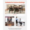 imageVEVOR Rectangle Dining Table 71 inch Length Large Wood Tables for 68 Person Farmhouse Dinner Furniture Rustic Conference Desk with Iron Legs for Home Kitchen Living Room BrownOnly Table