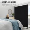 imageVEVOR Room Divider Single Panel Room Divider 6FT Privacy Screen Indoor Partition Divider for Room Separation Freestanding Room Divider Panel for Office Bedroom BeigeBlack