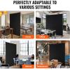 imageVEVOR Room Divider Single Panel Room Divider 6FT Privacy Screen Indoor Partition Divider for Room Separation Freestanding Room Divider Panel for Office Bedroom BeigeBlack