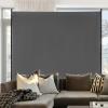 imageVEVOR Room Divider Single Panel Room Divider 6FT Privacy Screen Indoor Partition Divider for Room Separation Freestanding Room Divider Panel for Office Bedroom BeigeGrey