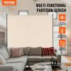 imageVEVOR Room Divider Single Panel Room Divider 6FT Privacy Screen Indoor Partition Divider for Room Separation Freestanding Room Divider Panel for Office Bedroom BeigeBeige
