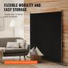 imageVEVOR Room Divider Single Panel Room Divider 6FT Privacy Screen Indoor Partition Divider for Room Separation Freestanding Room Divider Panel for Office Bedroom BeigeBlack