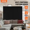 imageVEVOR Room Divider Single Panel Room Divider 6FT Privacy Screen Indoor Partition Divider for Room Separation Freestanding Room Divider Panel for Office Bedroom BeigeBlack