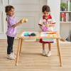 imageVEVOR Sensory Table for Toddlers Kids Activity Table with 3 Foldable Storage Bins ampamp DoubleSided Board IndoorOutdoor Play Sand and Water Table Wooden Kids Sensory Table for Drawing Studying Dining
