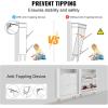 imageVEVOR Shoe Cabinet with 2 Flip Drawers Shoe Storage Cabinet for Entryway Free Standing Shoe Storage Organizer with Rattan Doors for Heels Boots Slippers in Hallway Living Room315D x 94W x 473H