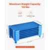 imageVEVOR Stackable Kiddie Cot 6 Pack Portable Toddler Nap Cots Standard Size 52quot L x 23quot W Daycare Cots for Kids Preschool Classroom Daycare Beds for Sleeping Resting Naptime Blue40 L x 23 W  6Pcs