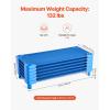 imageVEVOR Stackable Kiddie Cot 6 Pack Portable Toddler Nap Cots Standard Size 52quot L x 23quot W Daycare Cots for Kids Preschool Classroom Daycare Beds for Sleeping Resting Naptime Blue52 L x 23 W  6Pcs
