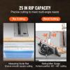 imageVEVOR Table Saw with Stand 10inch 15Amp 25in Max Rip Capacity Cutting Speed up to 5000RPM 40T Blade Portable Compact Jobsite Tablesaw wSliding Miter Gauge for Woodworking ampamp Furniture MakingTable Saw With Stand