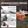 imageVEVOR Table Saw with Stand 10inch 15Amp 25in Max Rip Capacity Cutting Speed up to 5000RPM 40T Blade Portable Compact Jobsite Tablesaw wSliding Miter Gauge for Woodworking ampamp Furniture MakingTable Saw With Stand