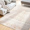 imageVEVOR 6 x 9 ft Area Rug Large Washable Boho Rug NonSlip and TearResistant Soft Carpet Pet ampamp Child Friendly Bohemian Area Rugs Indoor Mat for Bedroom Living Room Kids Room Entryway GrayBeige