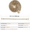 imageVEVOR G80 Transport Binder Chain 516quot x 142 Tow Chain with Clevis Grab Hooks 4900 lbs Safe Working Load Heavy Duty Trailer Logging Chain for Transporting Towing Truck Tie Down Binding Equipment1 Pack
