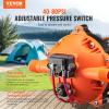 imageVEVOR 12V Diaphragm Pump 18 GPM 681 Lmin 3Chamber 12 Volt DC Water Pump with Automatic Pressure Switch 40100 PSI Adjustable 60 PSI 12 MNPT Port for RV Yacht Food Truck Camper Marine12V  50GPM  70PSIAdjustable