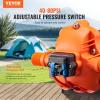 imageVEVOR 12V Diaphragm Pump 3 GPM 1136 Lmin 3Chamber 12 Volt DC Water Pump with Automatic Pressure Switch 40100 PSI Adjustable 50 PSI 12 MNPT Port for RV Yacht Food Truck Camper Marine12V  30GPM  50PSI