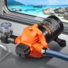 imageVEVOR 12V Diaphragm Pump 3 GPM 1136 Lmin 3Chamber 12 Volt DC Water Pump with Automatic Pressure Switch 40100 PSI Adjustable 50 PSI 12 MNPT Port for RV Yacht Food Truck Camper Marine12V  35GPM  50PSIAdjustable