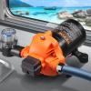 imageVEVOR 12V Diaphragm Pump 3 GPM 1136 Lmin 3Chamber 12 Volt DC Water Pump with Automatic Pressure Switch 40100 PSI Adjustable 50 PSI 12 MNPT Port for RV Yacht Food Truck Camper Marine12V  30GPM  50PSI