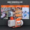 imageVEVOR 35 CFM Vacuum Pump 1Stage HVAC Vacuum Pump with Oil AC Vacuum Pump 134a 4Pole Pure Copper MotorLonger Running Time for Resin Degassing Refrigeration Maintenance Vacuum Package etc50 CFM 2Stage