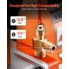 imageVEVOR 35 CFM Vacuum Pump 1Stage HVAC Vacuum Pump with Oil AC Vacuum Pump 134a 4Pole Pure Copper MotorLonger Running Time for Resin Degassing Refrigeration Maintenance Vacuum Package etc35CFM 1Stage
