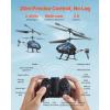 imageVEVOR RC Helicopter 24GHz Single Propeller Remote Control Helicopter with Gyro 4Channel RC Airplane for Beginner 39 Min Flight Time OneKey TakeoffLanding Toys for Kids Ages 8 and upBlueshark