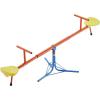 imageVEVOR Seesaw Teeter Totter for Kids Outdoor 100 lbs Load Capacity per Seat Sit and Spin Teeter Totter with 3Prong Support Legs Playground Equipment with Swiveling 360 Degrees Rotating for Aged 3Yellow