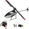 imageVEVOR RC Helicopter 24GHz Single Propeller Remote Control Helicopter with Gyro 4Channel RC Airplane for Beginner 39 Min Flight Time OneKey TakeoffLanding Toys for Kids Ages 8 and upGray