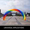 imageHappybuy Inflatable Rainbow Arch 26ftx10ft with 110W Blower for Advertising Party Celebration GardenColor