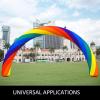 imageHappybuy Inflatable Rainbow Arch 26ftx10ft with 110W Blower for Advertising Party Celebration GardenColor