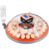 imageVEVOR 24 Egg Incubator Incubators for Hatching Eggs 360 Automatic Egg Turner with Temperature and Humidity Display 24 Eggs Poultry Hatcher with ABS Transparent Shell for Chicken Duck Quail48 Eggs Incubator