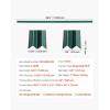 imageVEVOR Bottom Locking Privacy Slats SingleWall Vertical BottomLocking Slats for ChainLink Fence HighDensity HDPE Chain Link Slats Ideally Fit 4 High Fence for Garden Farm Sports FieldGreenGreen