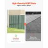 imageVEVOR Bottom Locking Privacy Slats SingleWall Vertical BottomLocking Slats for ChainLink Fence HighDensity HDPE Chain Link Slats Ideally Fit 4 High Fence for Garden Farm Sports FieldGreenGreen