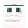 imageVEVOR Bottom Locking Privacy Slats SingleWall Vertical BottomLocking Slats for ChainLink Fence HighDensity HDPE Chain Link Slats Ideally Fit 4 High Fence for Garden Farm Sports FieldGreenGreen