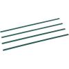 imageVEVOR Bottom Locking Privacy Slats SingleWall Vertical BottomLocking Slats for ChainLink Fence HighDensity HDPE Chain Link Slats Ideally Fit 4 High Fence for Garden Farm Sports FieldGreenGreen