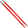 imageVEVOR Pair Hay Spear 49quot Bale Spear 3000 lbs Capacity Bale Spike Quick Attach Square Hay Bale Spears 1 34quot Red Coated Bale Forks Bale Hay Spike with Hex Nut ampamp Sleeve for Buckets Tractors Loaders